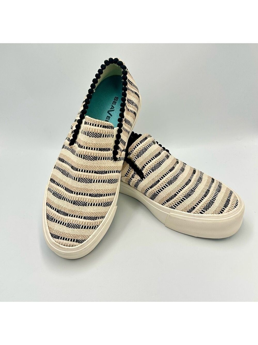 SeaVees Baja Slip on Platform Sneakers Shoes Size 8.5